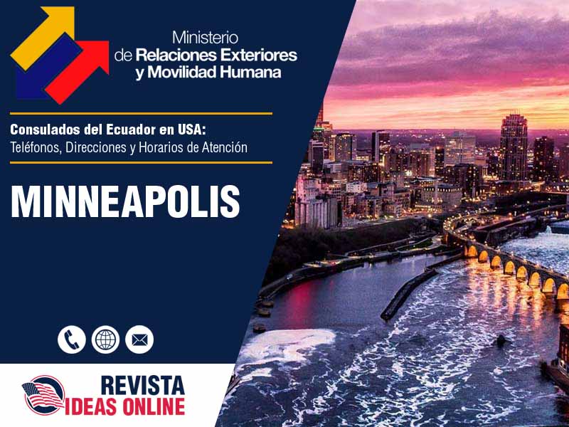 Consulado del Ecuador en Minneapolis MN - Telfonos, Direcciones y Horarios de Atencin