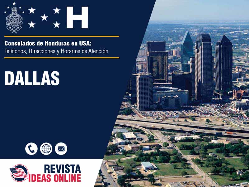 Consulado de Honduras en Dallas TX - Telfonos, Direcciones y Horarios de Atencin