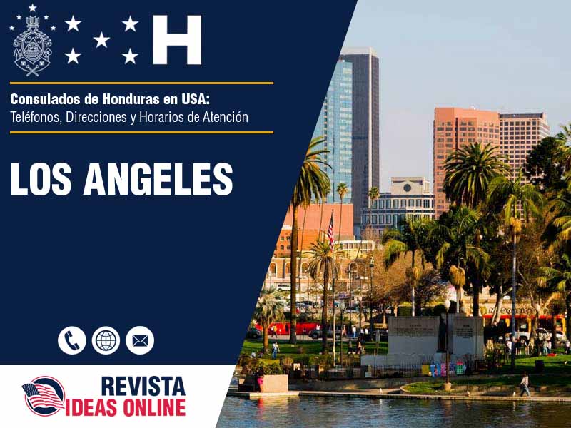 Consulado de Honduras en Los Angeles CA - Telfonos, Direcciones y Horarios de Atencin