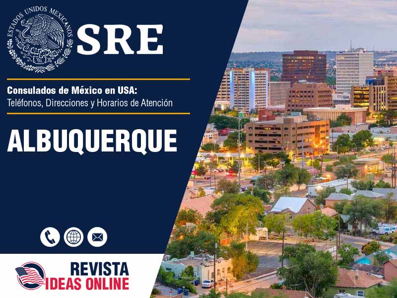 Consulado de Mxico en Albuquerque NM - Telfonos, Direcciones y Horarios de Atencin