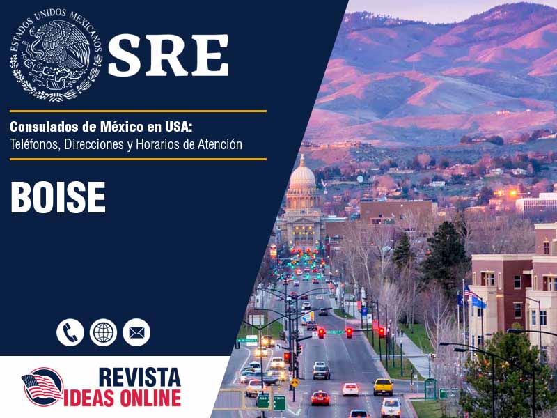 Consulado de Mxico en Boise ID - Telfonos, Direcciones y Horarios de Atencin